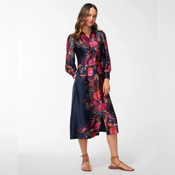 slim fit dress slacks Dress Casual Maxi By Chicos In Black, Size:S